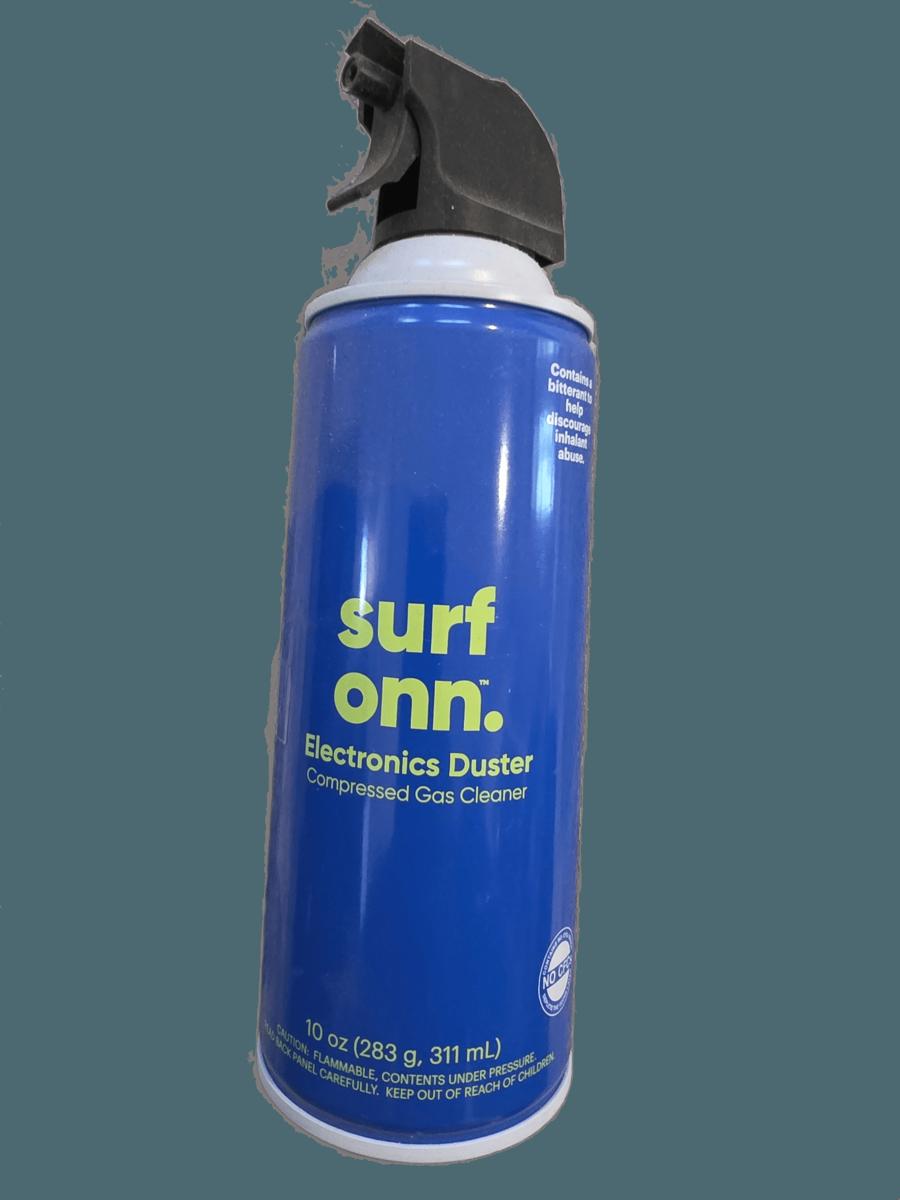 onn. Electronics Duster Compressed Gas Cleaner 10 oz