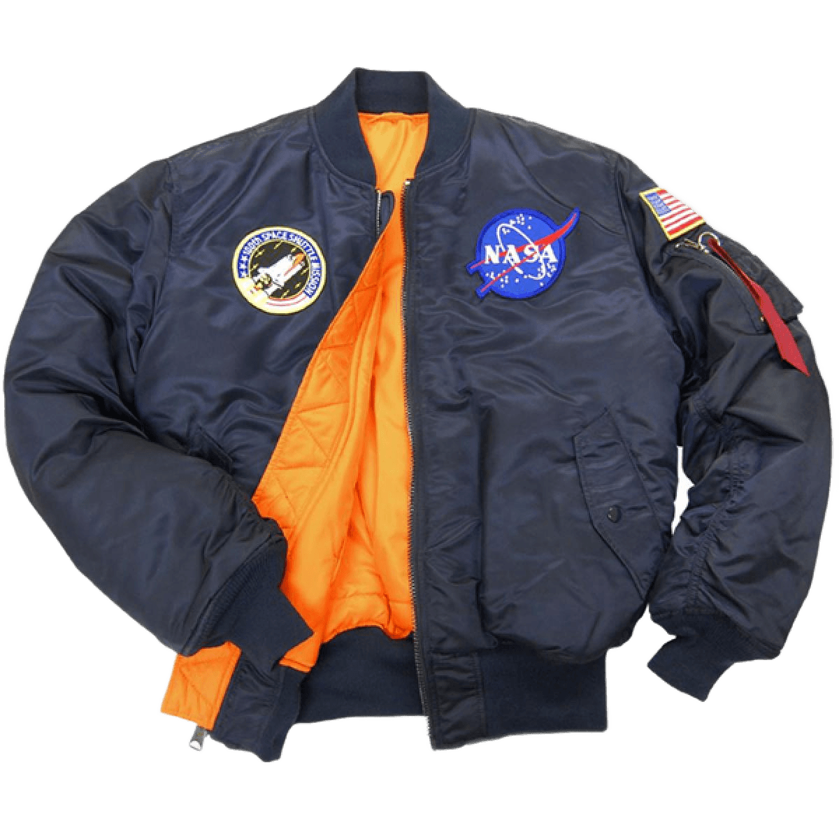 MA-1 NASA 3 Patch in Rep Blue Adult Large