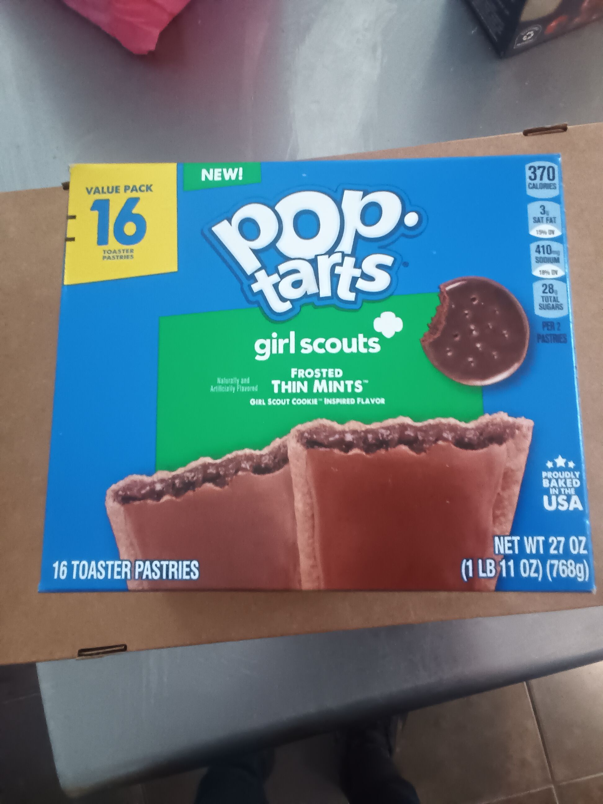 Pop-Tarts Girl Scouts Frosted Thin Mints