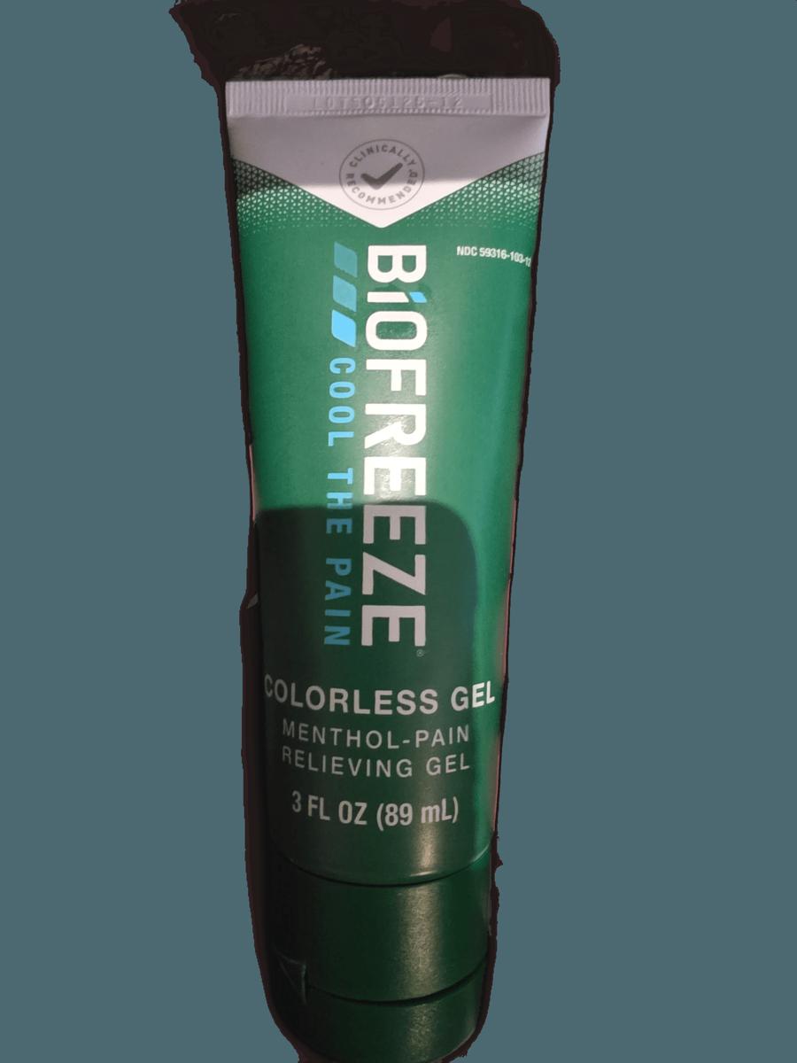 Biofreeze Menthol Pain Relieving Gel Colorless Gel 3 FL OZ Tube